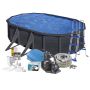 POOL SWIM & FUN OVAL KIT 14550L 120X500X300CM SVART