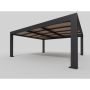 CARPORT GENUA ALLVIEW CUBUS DUBBEL MED LED 31,9M²