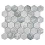 MOSAIK HEX CURIO GRÅ MATT 32,5X28,1X0,6CM PRIS PER ARK