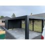 CARPORT GENUA ALLVIEW CUBUS SINGEL MED LED 20,3M²